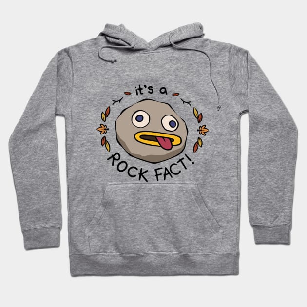 Rock Fact Hoodie by kiwibeewee